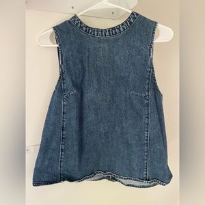 Denim Anthropologie Top